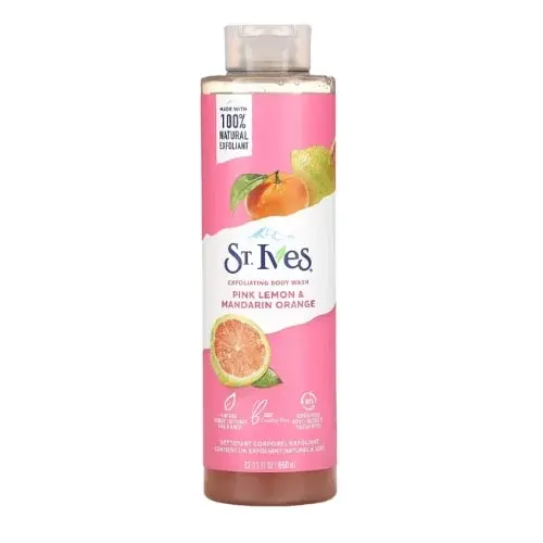 St. Ives - Exfoliating Body Wash, Pink Lemon & Mandarin Orange image 1