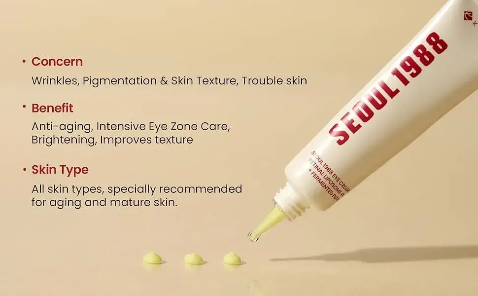 KSECRET SEOUL 1988 Eye Cream Retinal Liposome 4% + Fermented Bean Dr image 2