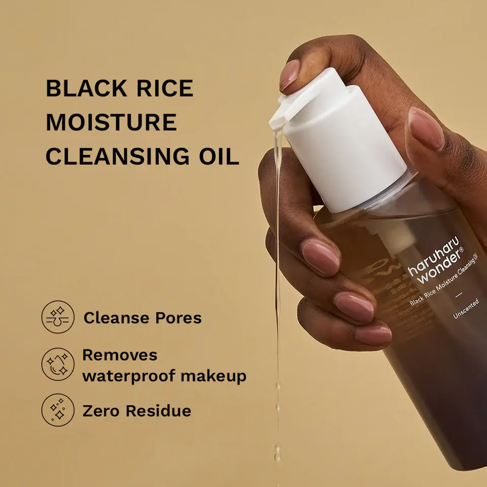 Haruharu Wonder Black Rice  Moisture Cleansing Oil / Unscented image 2