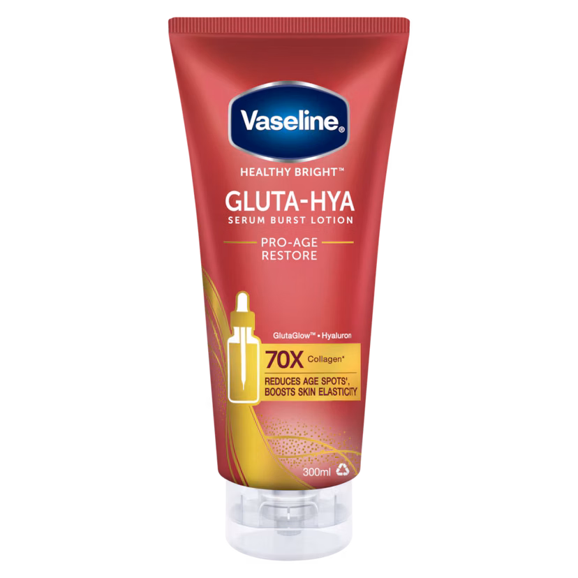 Vaseline® Gluta-Hya Serum Burst Lotion Pro-Age Restore