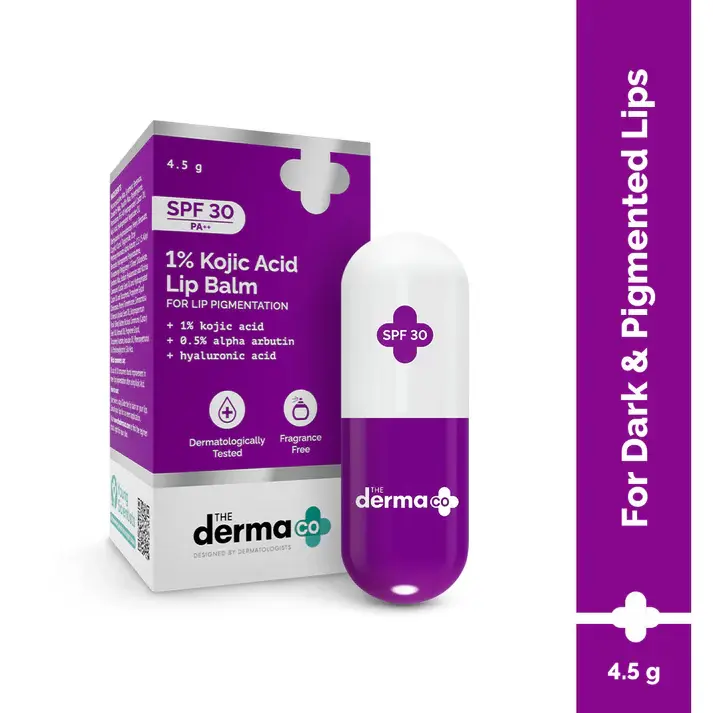 1% Kojic Acid Lip Balm With Alpha Arbutin & Hyaluronic Acid  image 2