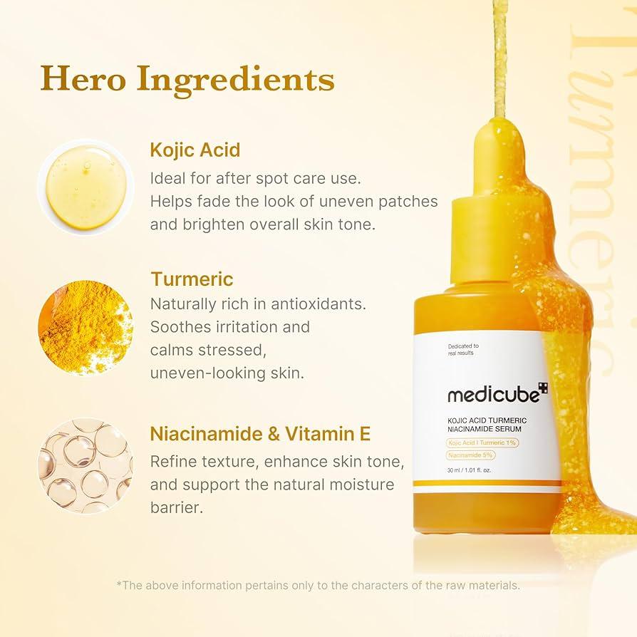 Medicube Kojic Acid Turmeric Niacinamide Serum image 2
