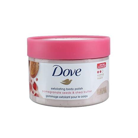 Dove Exfoliating Body Polish Scrub for Silky, Soft Skin Pomegranate & Shea Butter image 2