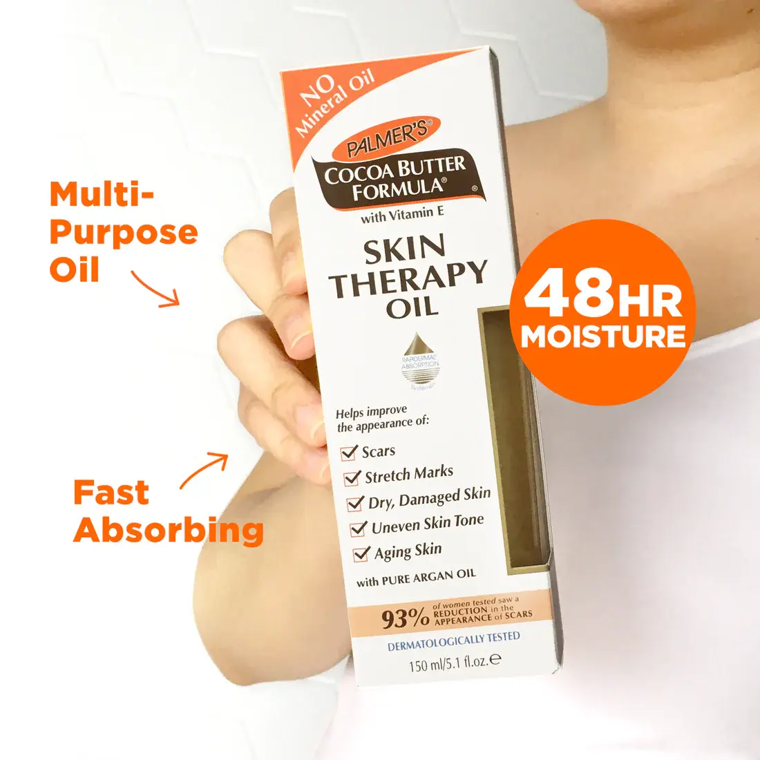 Cocoa Butter Skin Therapy Oil with Vitamin E image 2