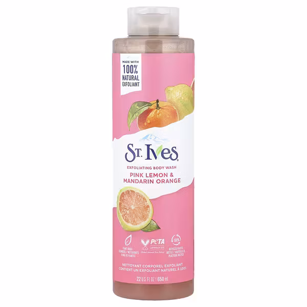 St. Ives, Exfoliating Body Wash, Pink Lemon & Mandarin Orange