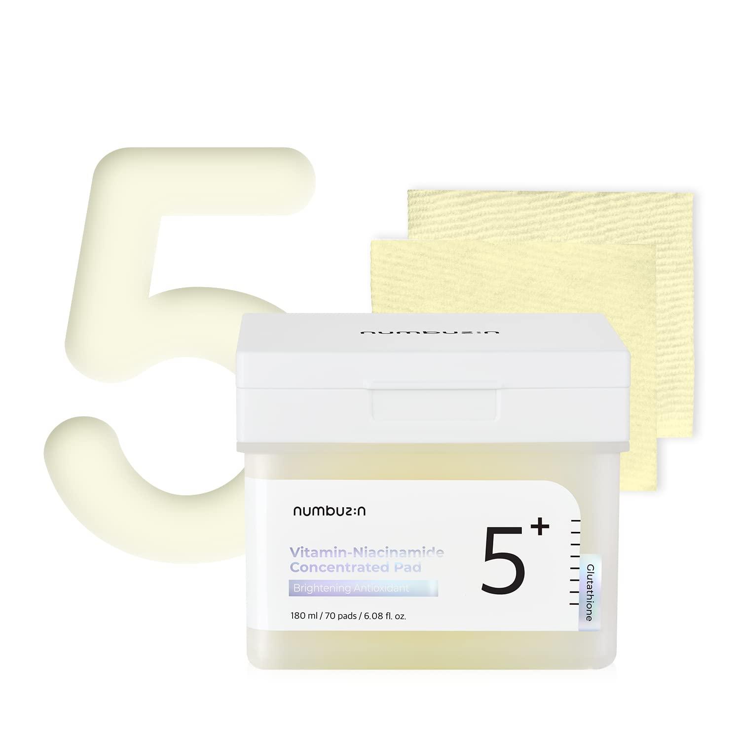 Numbuzin No.5 Vitamin-Niacinamide Concentrated Toner Pad image 2